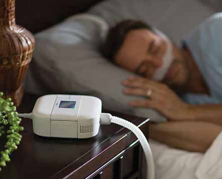 cpap machine with patient