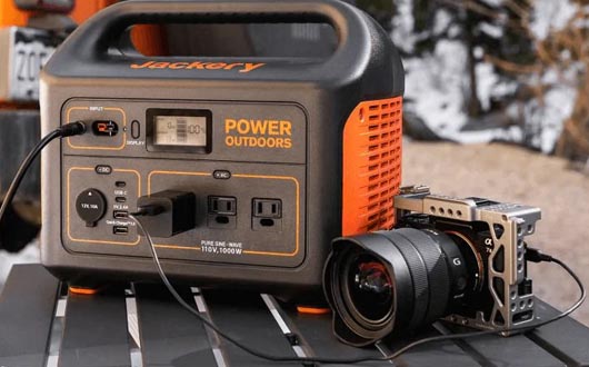 How many devices can a portable power station charge?